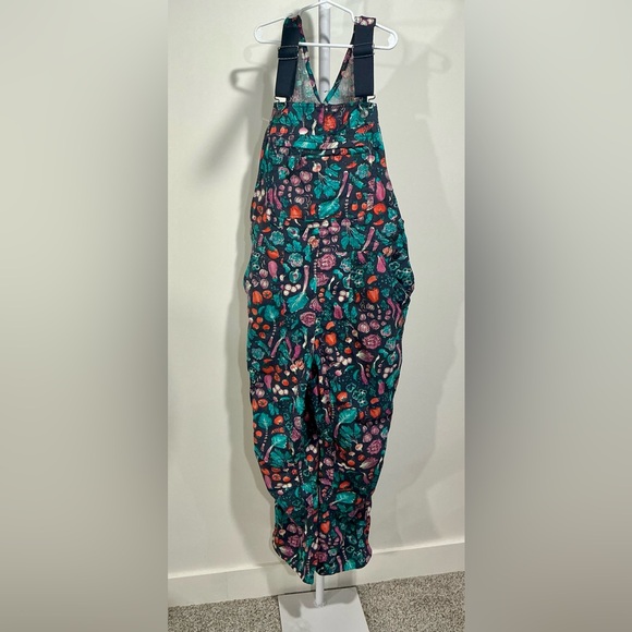 Duluth Trading Co Pants - Duluth Trading Co Floral Jumpsuit - Teal and Multicolor